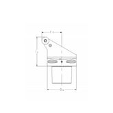 PSC Turning Holder PRSCR/L Coromant Capto shank Insert: RCMX RCMT - Big-tools Industrial Supply Tools for Metal Cutting